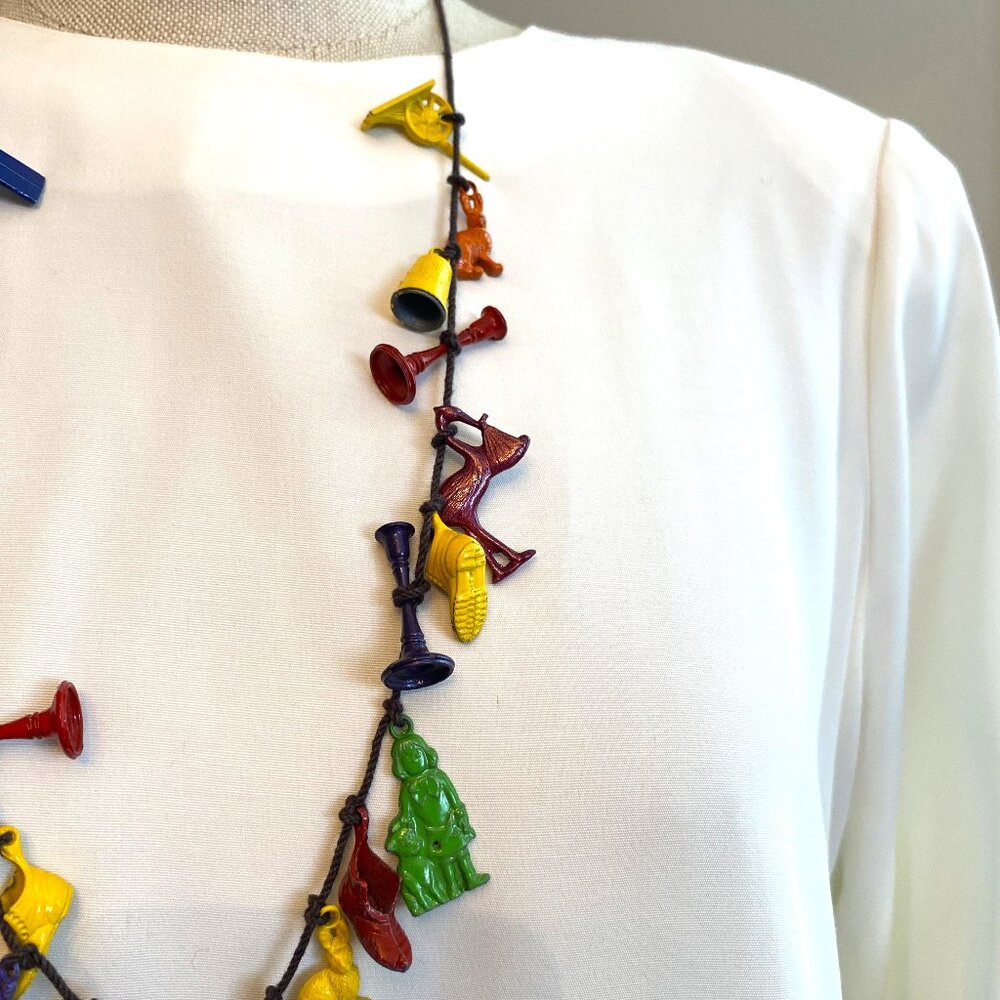 Festive Multi-Pendant Charm Necklaces - Picture 6 of 7